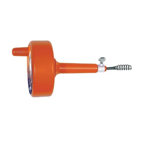 1/4 Inch X 15 Ft Plastic Drum Drain Auger